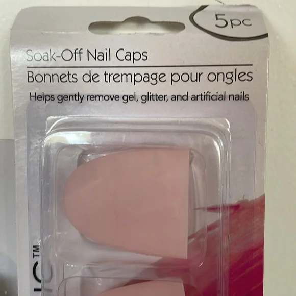 Sassy & Chic NIP Electronic Nail Kit with Pink Accessories 10 Soak Off Nail Caps - Picture 4 of 13